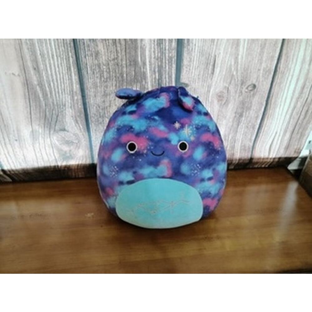 Squishmallows Alien Plush Galaxy Space Print‎ Purple Blue Antennae 16"